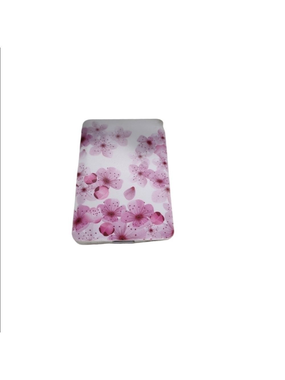 HeyDay white and pink floral power bank electronic charger 2600 mAh